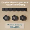 doporro Garderobenhaken Wand Moderne Wandgarderoben aus Produktbild-Vorschau 3