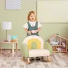 HOMCOM Kindersofa Schaukelstuhl für Kleinkinder Kindercouch Produktbild-Vorschau 2