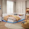 INONEFT  Polsterbett 140x200cm mit LED- und Produktbild-Vorschau 11