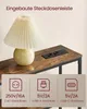 A console table with a built-in power strip and a lamp. Produktbild-Vorschau
