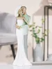Gilde Figur, Paar, "Elegant", Kunstharz, grün, weiß, VE 2, Produktbild-Vorschau 2