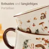 Tassen 4er Set Igel 370 ml - Teetassen mit 2 Produktbild-Vorschau 4