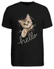 Hallo Schattige Kat, Mieke, Opvallend T-shirt, Zwart, Maat Productafbeelding-voorbeeld 2