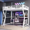 Łóżko loftowe z oświetleniem LED, półką na komputer, Podgląd zdjęcia produktu 9