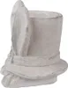 Clayre & Eef Blumentopf Kaninchen 17x16x19 cm Beige Stein Produktbild-Vorschau 3
