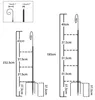 WISFOR 2PCS Schäferhaken Metall, Gartenstecker Gartenstab Produktbild-Vorschau 7