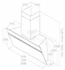Hotte décorative inclinée 90cm 735m3/h inox - Elica - Voir les images du produit 2