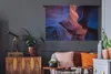MuchoWow® Wandteppich Wandbehang Dunkelblau leuchtet durch Produktbild-Vorschau 5