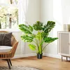 Plante artificielle 830-431, monstera, pot en plastique, Voir les images du produit 5
