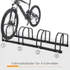 HOMCOM Fahrradständer Radständer Mehrfachständer Produktbild-Vorschau 4