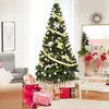 COSTWAY Albero di Natale artificiale da 240 cm, albero di Anteprima dell’immagine prodotto 2