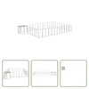 The Living Store Hundezwinger Silbern 30,25 m² Stahl Produktbild-Vorschau 7