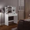 WOLTU Schminktisch mit LED-Beleuchtung, Einstellbarer Produktbild-Vorschau 10