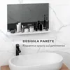 Wandmontierter Badezimmerspiegel mit Ablage, modernes und Produktbild-Vorschau 6
