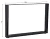 Tischuntergestell 1000x72 Möbelfüße Schwarz Tischbeine Produktbild-Vorschau 10