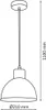 EGLO Lampe suspendue TRURO 1 noir et cuivre 49238 Voir les images du produit 6