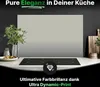 Spritzschutz Küchenrückwand Glas 60 x 60 cm Seidengrau - Produktbild-Vorschau 1