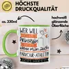 Parkour-Athletin Tasse Geschenk Spruch Wer Will Schon Produktbild-Vorschau 3