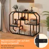 Étagère murale LED Puluomis avec mode musique 85 x 63 cm, Voir les images du produit 6