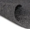 vidaXL Teppich Handgefertigt Jute Rund 240 cm Dunkelgrau Produktbild-Vorschau 1