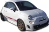 J&J Automotive | Deflektory / ofuky okien pre Fiat 500 3D Náhľad obrázku produktu 2
