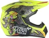 Crosshelm Helm Kinderhelm Motorradhelm Motocross Mejia Gelb Produktbild-Vorschau 3