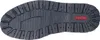 The sole of a black shoe. Produktbild-Vorschau