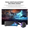 A projector displaying a scene of dolphins swimming in a theater-like setting. Produktbild-Vorschau