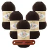 5 x ALIZE Diva 26 Brown mit Label Produktbild-Vorschau 1