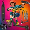 Sportana Monopattino Stunt Scooter Freestyle ABEC 9 Ruote Anteprima dell’immagine prodotto 1