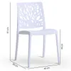 Set di 6 sedie impilabili in polipropilene, con design Anteprima dell’immagine prodotto 6
