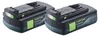 Batteria Festool 2x BP 18 Li 3,0 C Batteria 18 V 3,0 Ah / Anteprima dell’immagine prodotto 2