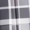 vidaXL Coussin pour bain de soleil Gris Motif à carreaux Voir les images du produit 6