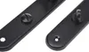 Kit de poignées de porte Aqbau® à plaque longue, noir | Voir les images du produit 4