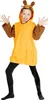 A child wearing a costume stands with arms outstretched. Produktbild-Vorschau
