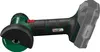 A cordless angle grinder with a battery pack attached, shown against a white background. Produktbild-Vorschau