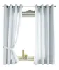 2er Set Vorhänge Schal Ösen »Berlin« HxB 145x140 cm Weiß Produktbild-Vorschau 2