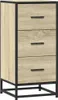 vidaXL Sideboard Sonoma-Eiche 35,5x35x76 cm Holzwerkstoff Produktbild-Vorschau 2