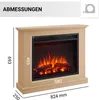 Elektrokamin BALDERIA Phanos - Standkamin, Heizung 2000W - Produktbild-Vorschau 5