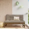 [Home] Mittelsofa Honigbraun 120x80 cm Massivholz Kiefer , Produktbild-Vorschau 1