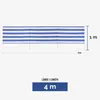 Ladeheid Strand Windschutz Sichtschutz LAEX001 (Streifen, 4 Produktbild-Vorschau 2