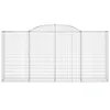 Gabionen mit Hochbogen 11 Stk 300x50x140/160cm Verzinktes Produktbild-Vorschau 4