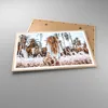 Gerahmtes Poster - Rahmen in heller Eiche - Wiese Frau Gras Produktbild-Vorschau 3