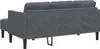 Rear view of a dark gray sofa set with cushions. Produktbild-Vorschau