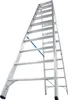 Krause Stufen-Doppelleiter Alu 2x10 Stufen 124777 Produktbild-Vorschau 3