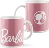 Barbie Tasse 350ml - Pinke Doppelwandige Keramiktasse mit Produktbild-Vorschau 2