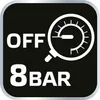 A graphic with text and a gauge. Produktbild-Vorschau