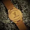 Holzwerk FORST Damen & Herren Holz Uhr mit Leder Armband Produktbild-Vorschau 5
