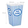 Sacchetti per popcorn Relaxdays, set da 48 pezzi, a righe, Anteprima dell’immagine prodotto 4