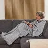 Ibena Jacquard Wohnmantel Fano anthrazit 800, 150x200 Produktbild-Vorschau 6